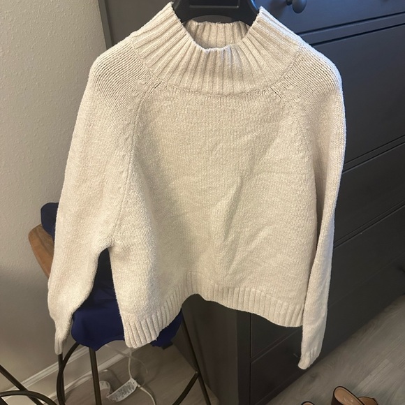 Cozy Cream Turtleneck Sweater - Picture 1 of 3
